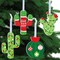 Big Dot of Happiness Merry Cactus - Christmas Cactus Party Decorations - Christmas Tree Ornaments - Set of 12